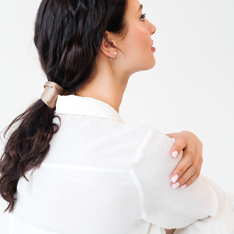 Sidabriniai auskarai su perlais ir cirkoniais