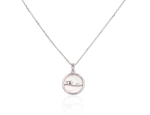 Sidabrinė grandinėlė su pakabuku