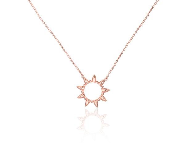 Paauksuota sidabrinė grandinėlė su pakabuku