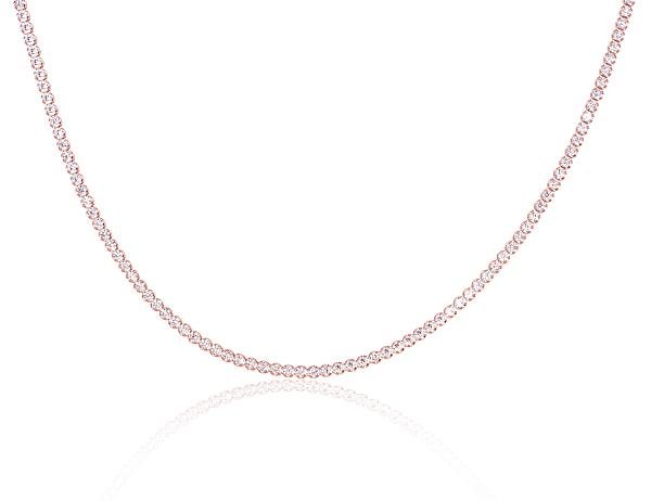 Paauksuota sidabrinė grandinėlė su cirkoniais