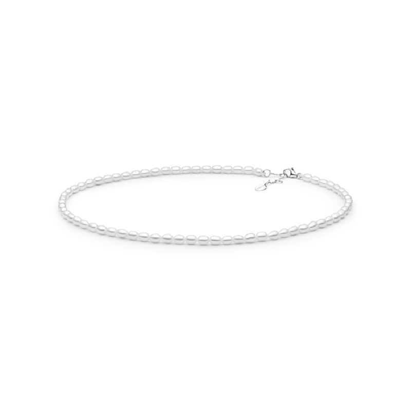 Perlų vėrinys su sidabru