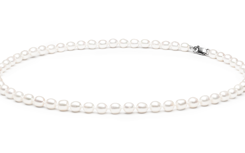 Perlų vėrinys su sidabru