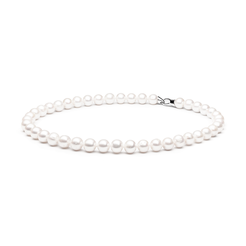 Perlų vėrinys su sidabru