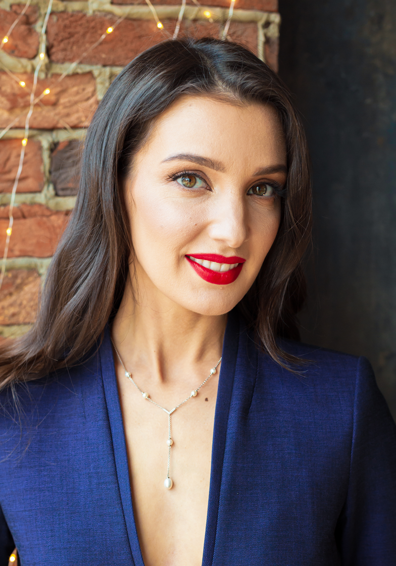 Sidabrinė grandinėlė su perlais ir cirkoniais