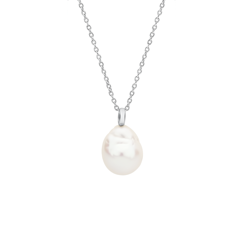 Sidabrinė grandinėlė su perlu