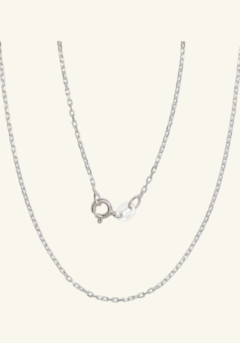 Sidabrinė inkarinio pynimo grandinėlė (1 mm)