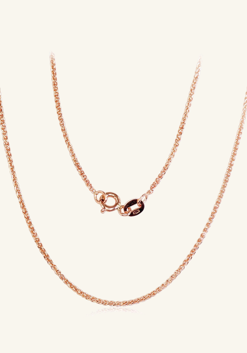 Auksinė „Spiga“ grandinėlė (1,2 mm)